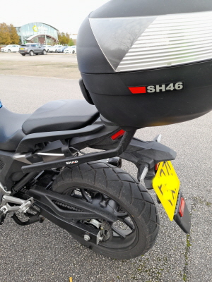 46 litre top box on honda nc750x